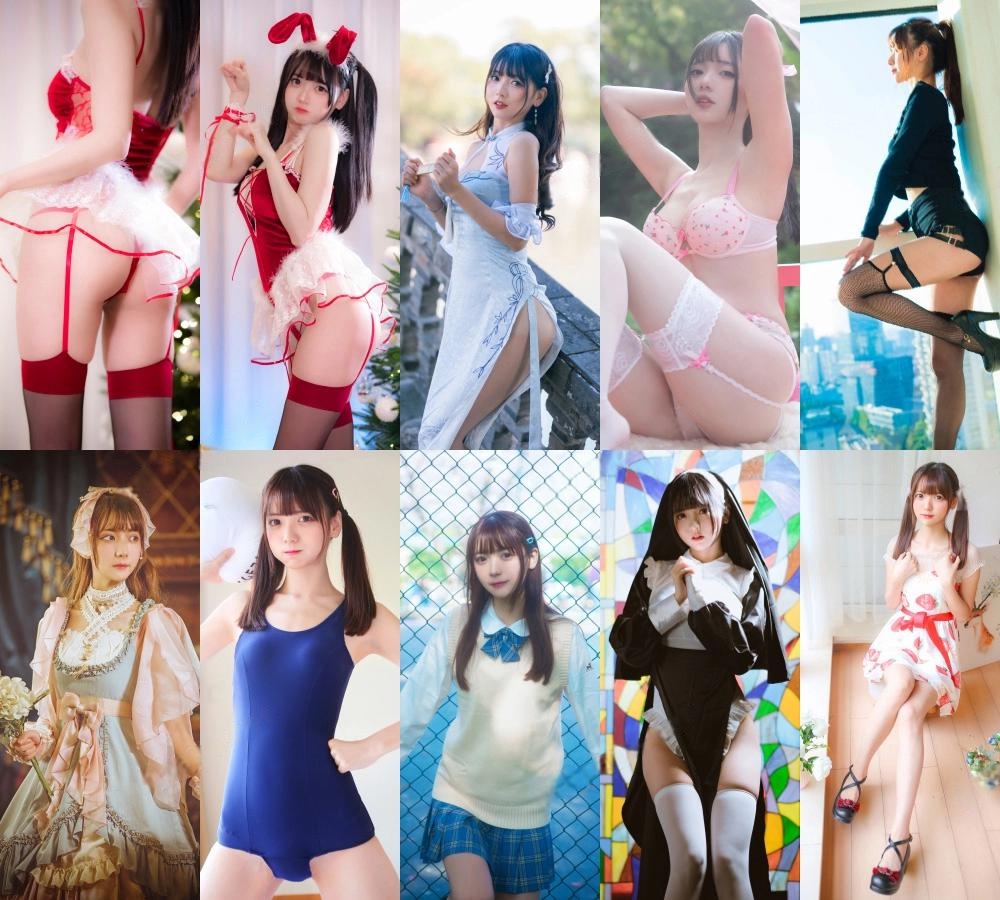 B站UP主Kyokyo沉迷汉堡王写真套图+舞蹈桃花旗袍