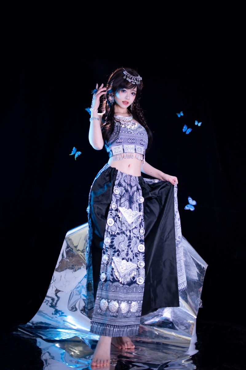 星黛鹿鹿#千反田鹿子 苗疆蓝蝶【52P-710MB】