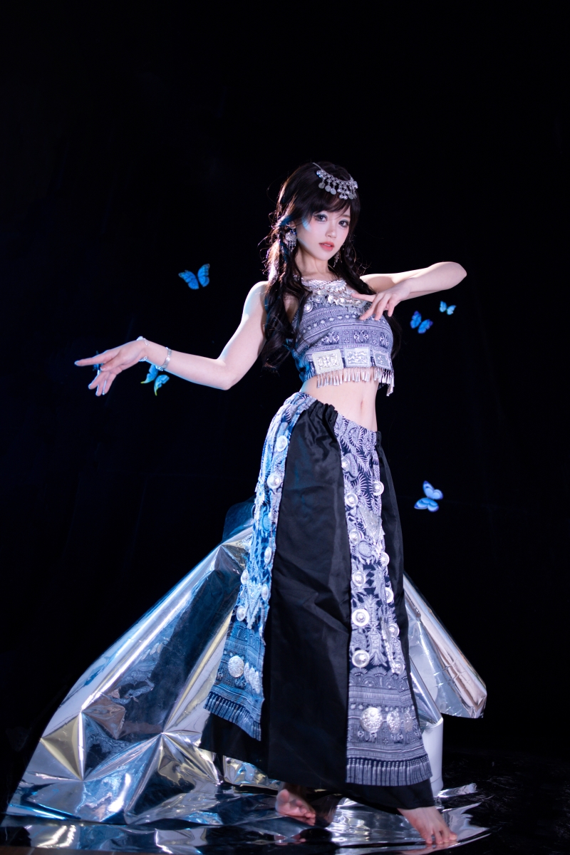 星黛鹿鹿#千反田鹿子 苗疆蓝蝶【52P-710MB】