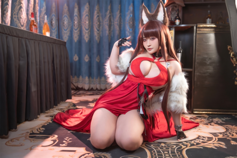 洛璃LoLiSAMA#碧蓝航线 赤城礼服【53P-503MB】