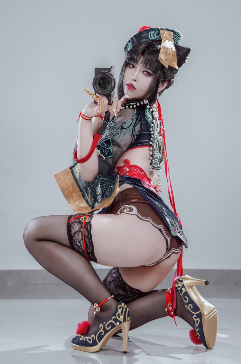 半半子#玉玲珑僵尸娘--只能说太好看了吧！