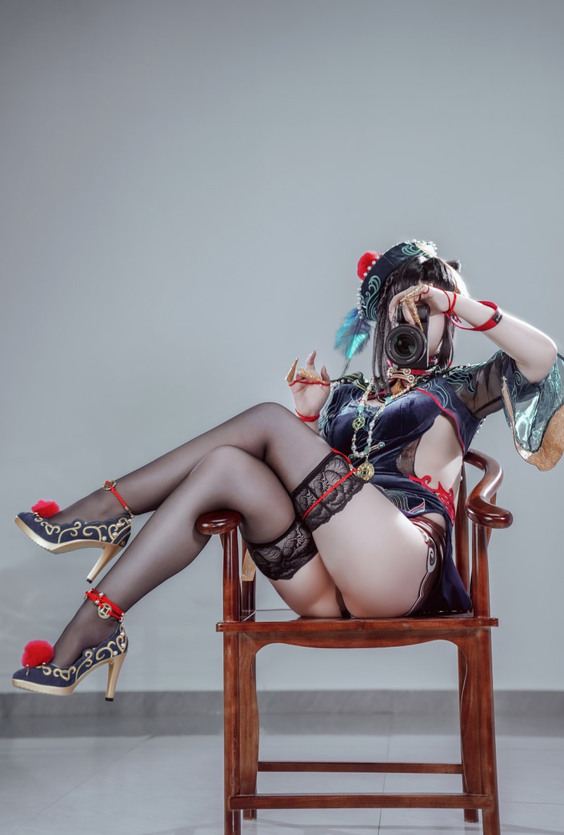 半半子#玉玲珑僵尸娘--只能说太好看了吧！