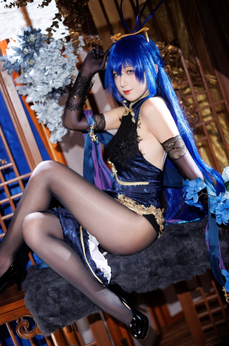 封疆疆v#花园旗袍新泽西旗袍--完美推荐！