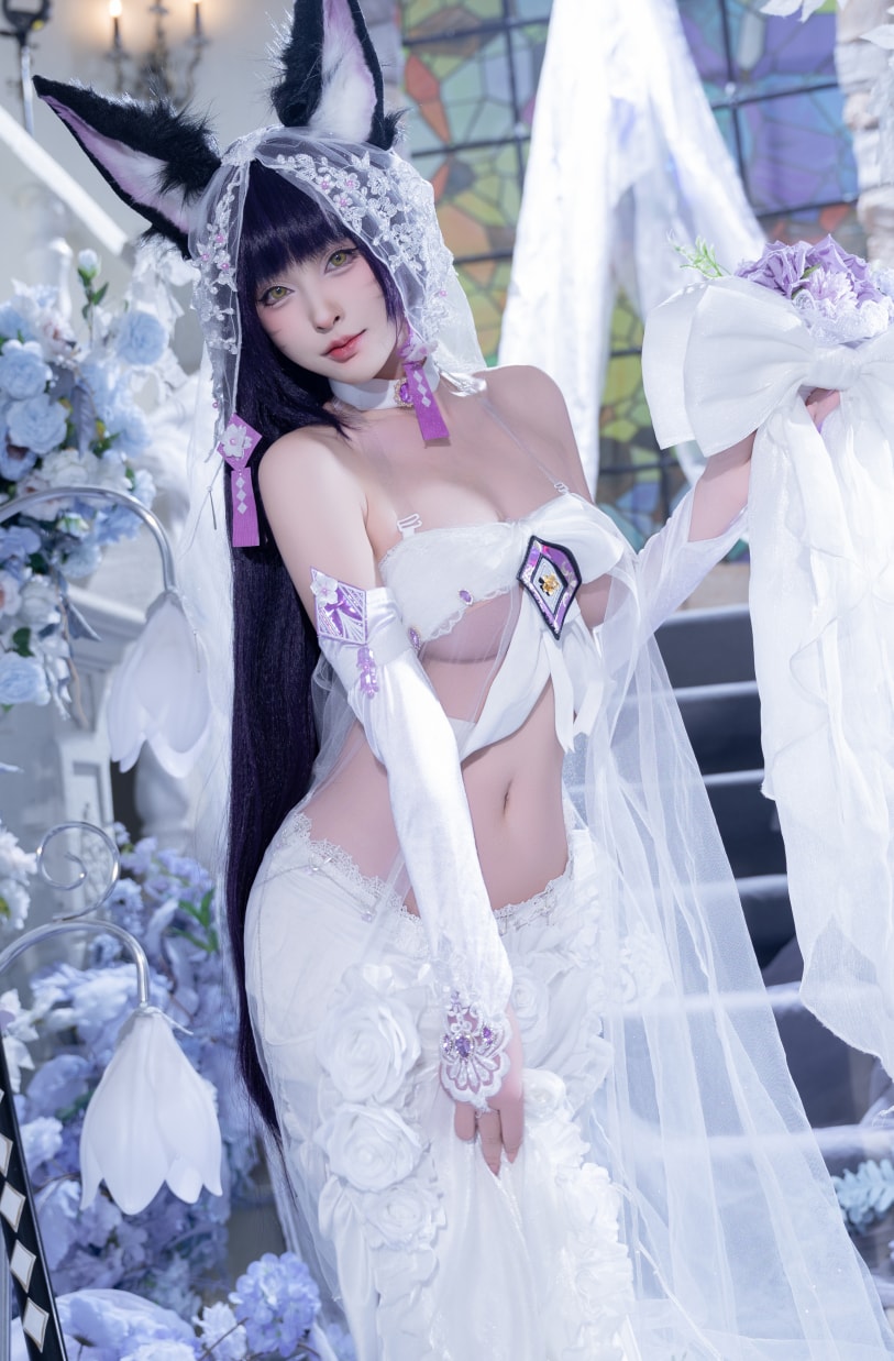 清水由乃#碧蓝航线 武藏 紫藤花--完美推荐！