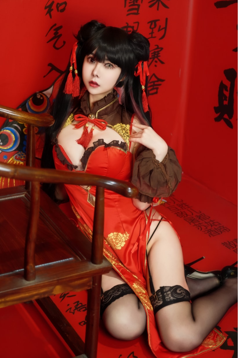 亚马逊鲶鱼 –#时崎狂三 旗袍--优质推荐！