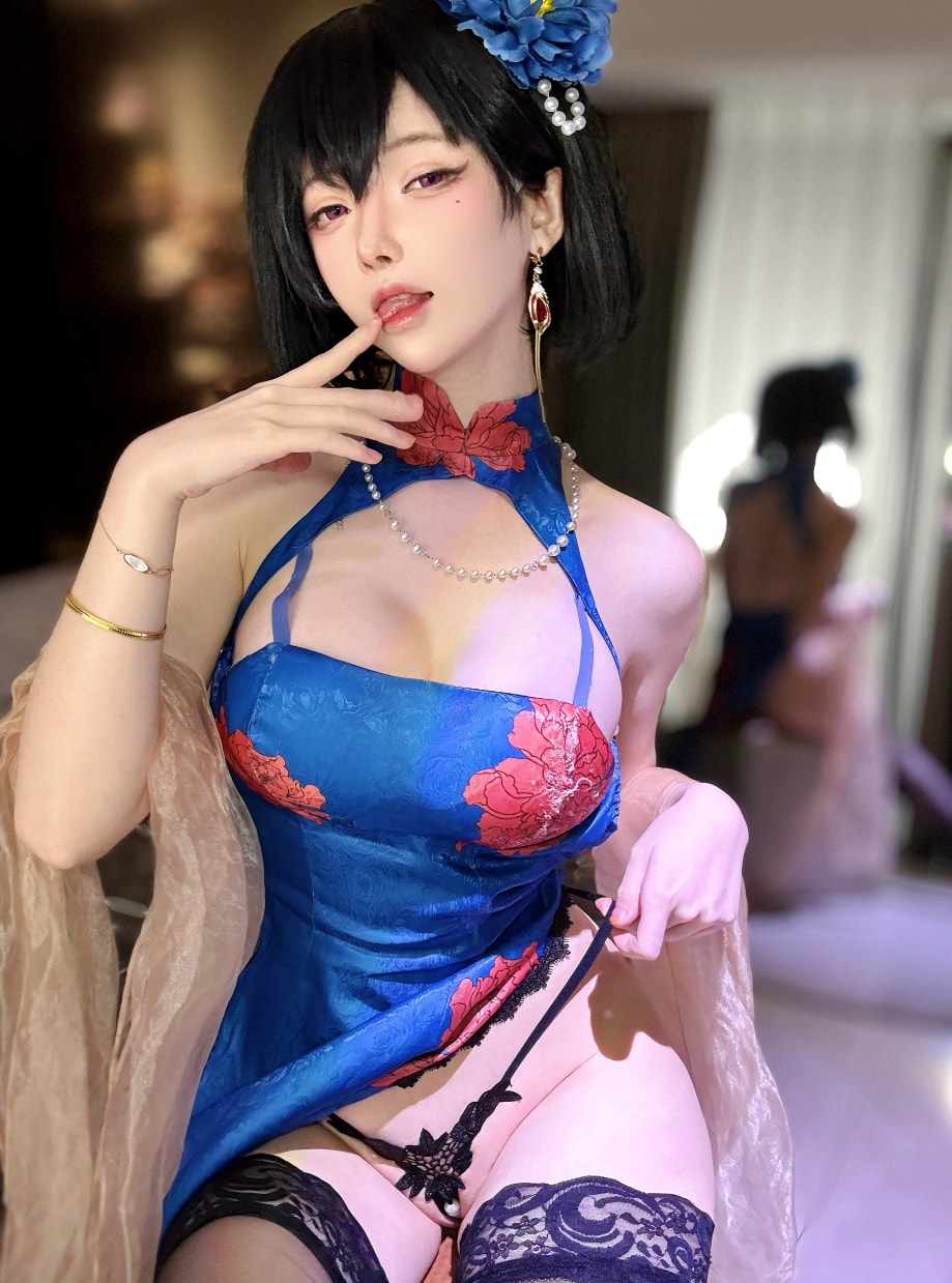 一小央泽#建武 旗袍--超绝作品！