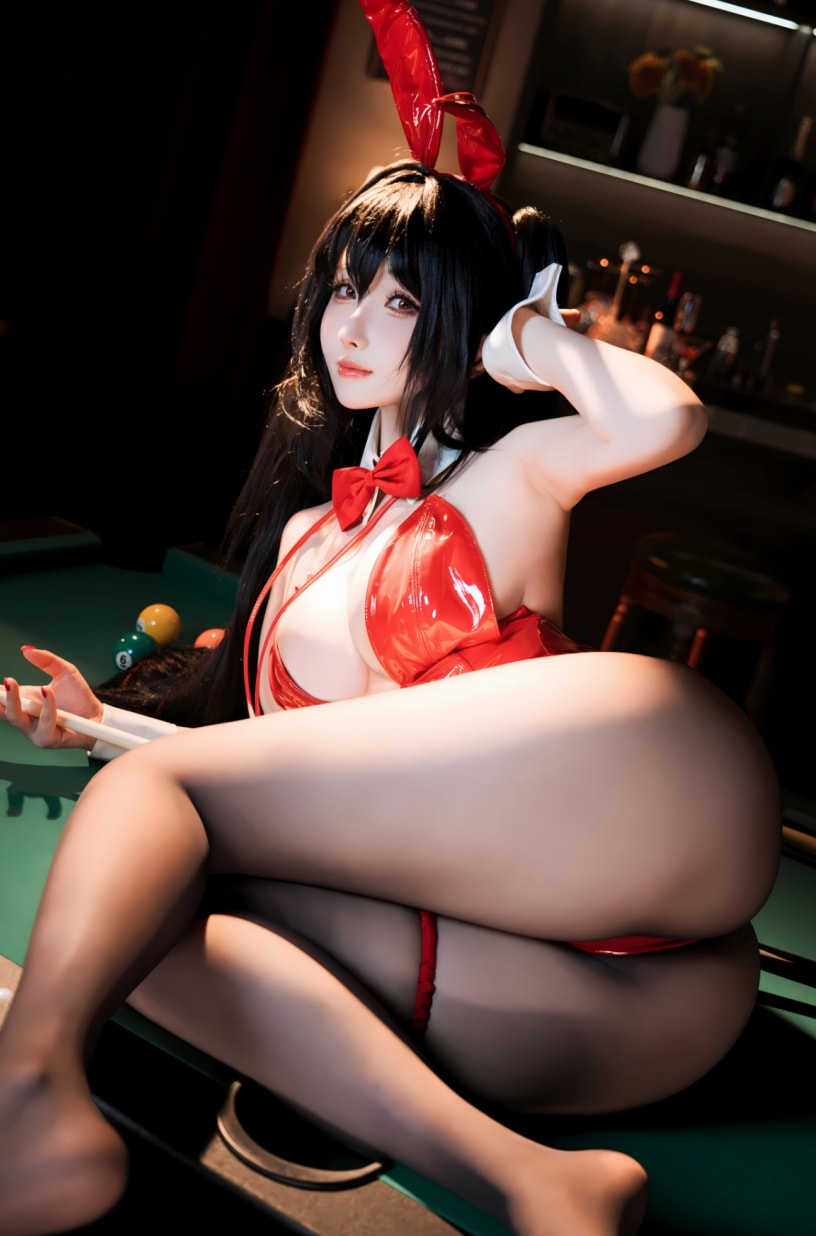 rioko凉凉子#碧蓝航线 大凤 桌球兔女郎--满分作品！