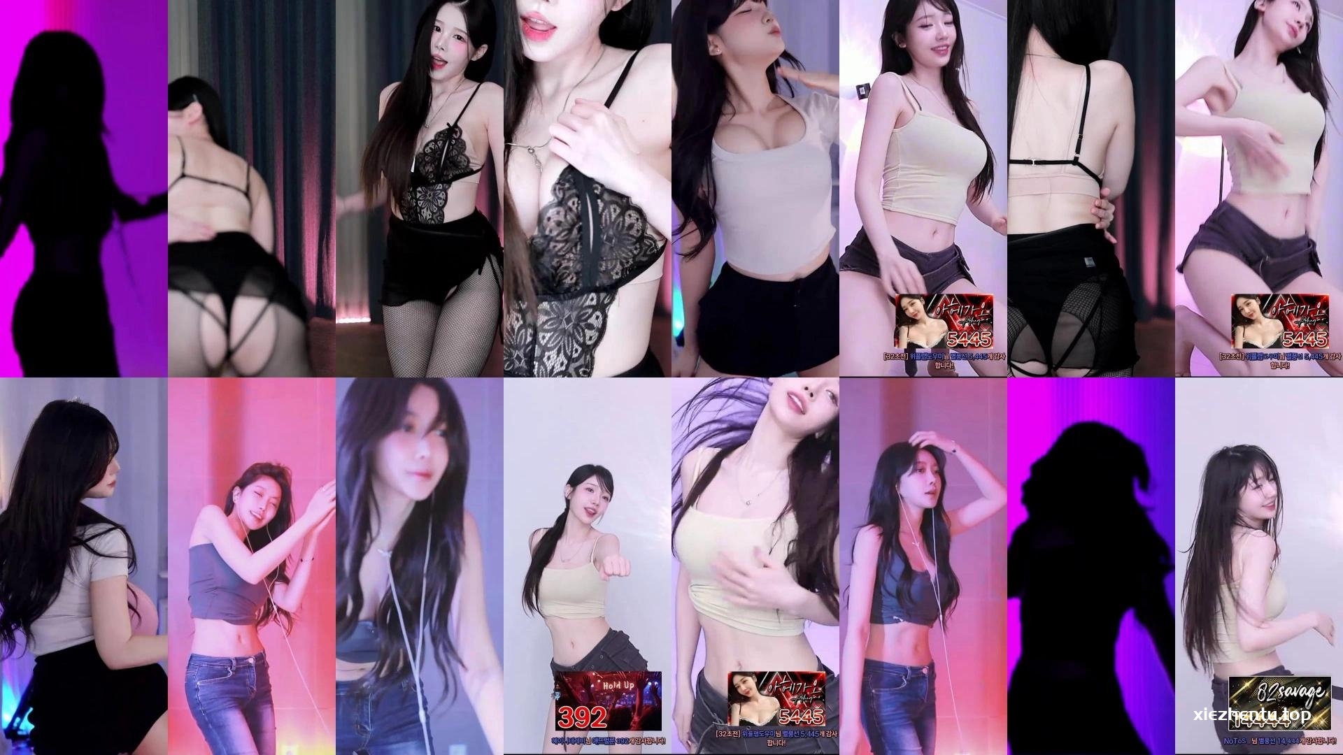 Sooplive韩国BJ 2025年9月17日录制舞蹈合集