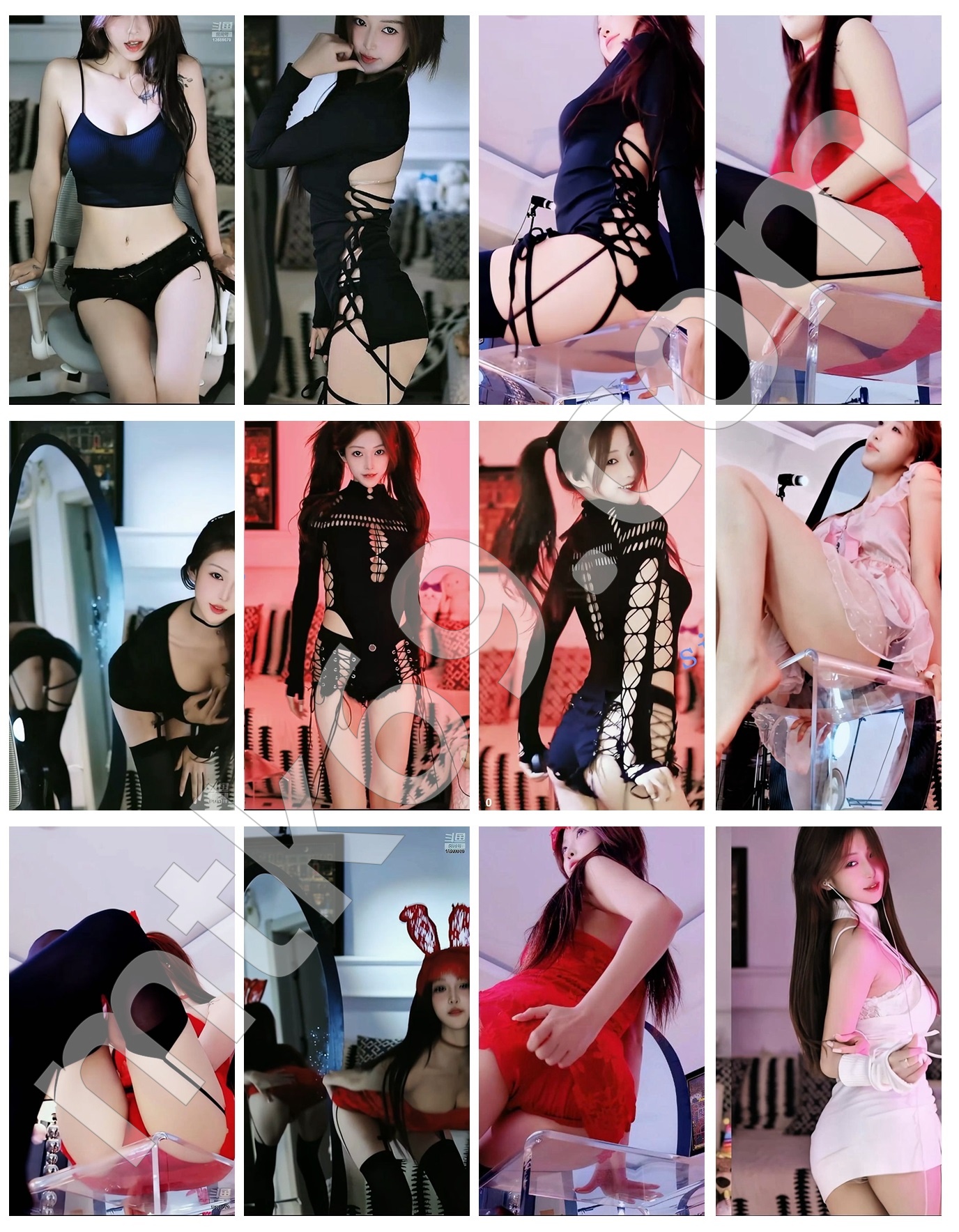 斗鱼呆谜兔 斗鱼新晋人气主播擦边骚舞精选 [17V/1.9GB]