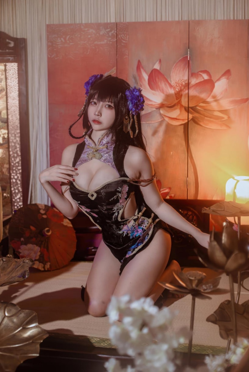 二佐Nisa –#碧蓝航线-比叡鲟旗袍--完美推荐! 二佐Nisa –#碧蓝航线-比叡鲟旗袍--完美推荐!