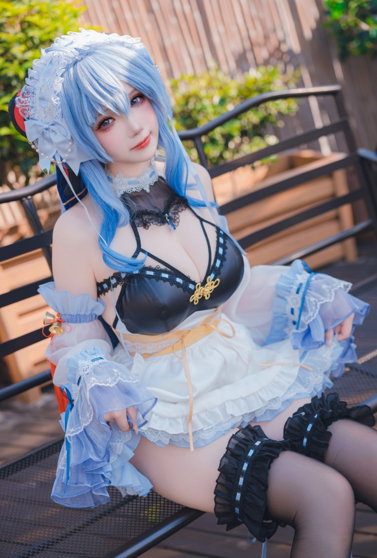 雪晴Astra#原神 甘雨 女仆--资源分享！