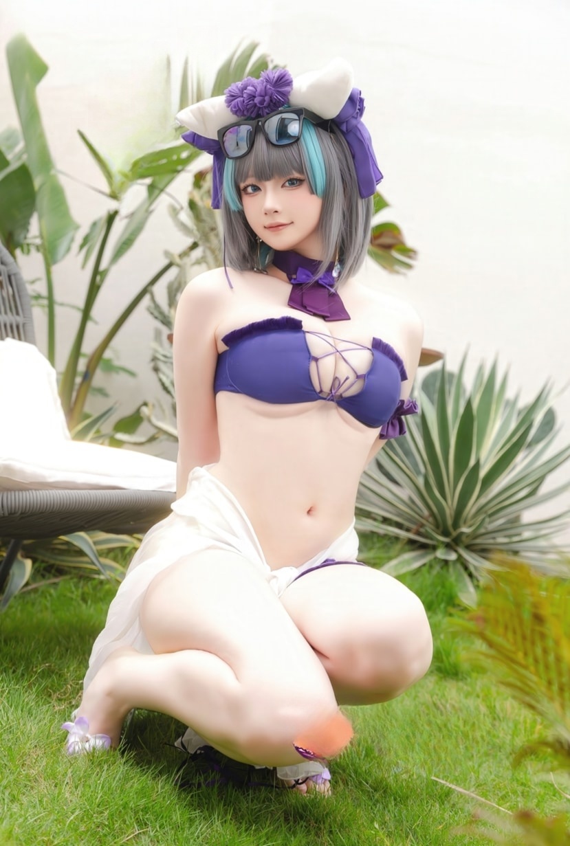 屿鱼#柴郡泳装(碧蓝航线)--必看资源！