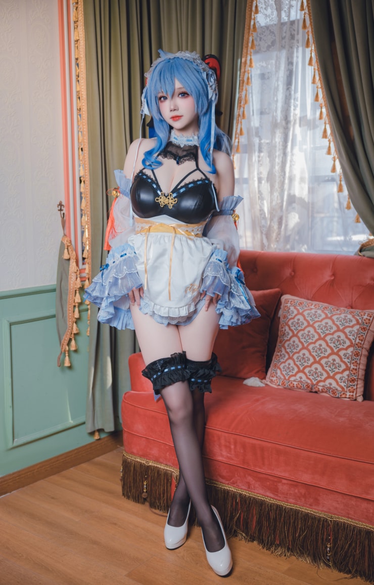 雪晴Astra#原神 甘雨 女仆--资源分享！