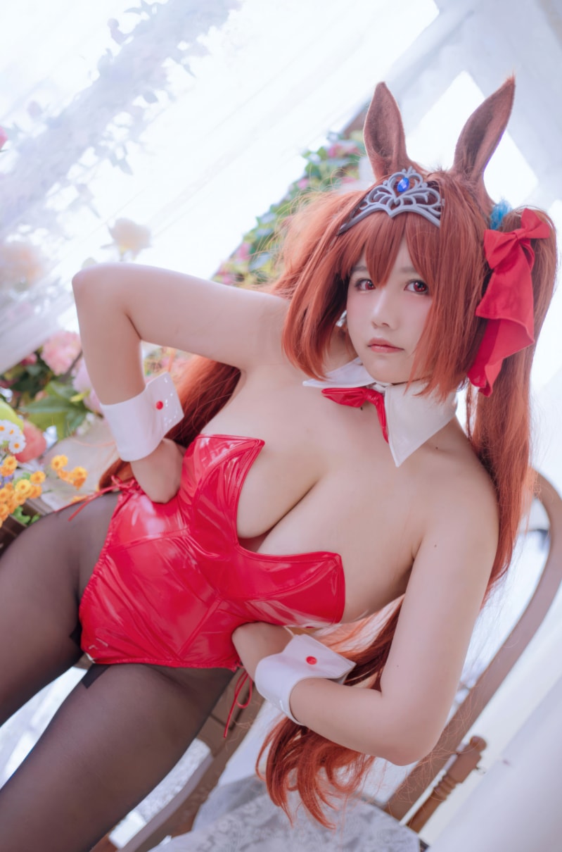 阿半今天很开心#赛马娘-大和赤骥兔女郎--绝美作品！