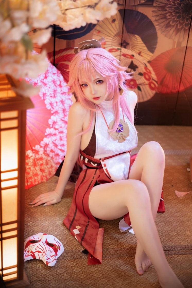 雪晴Astra#八重神子 (原神)--王炸作品！