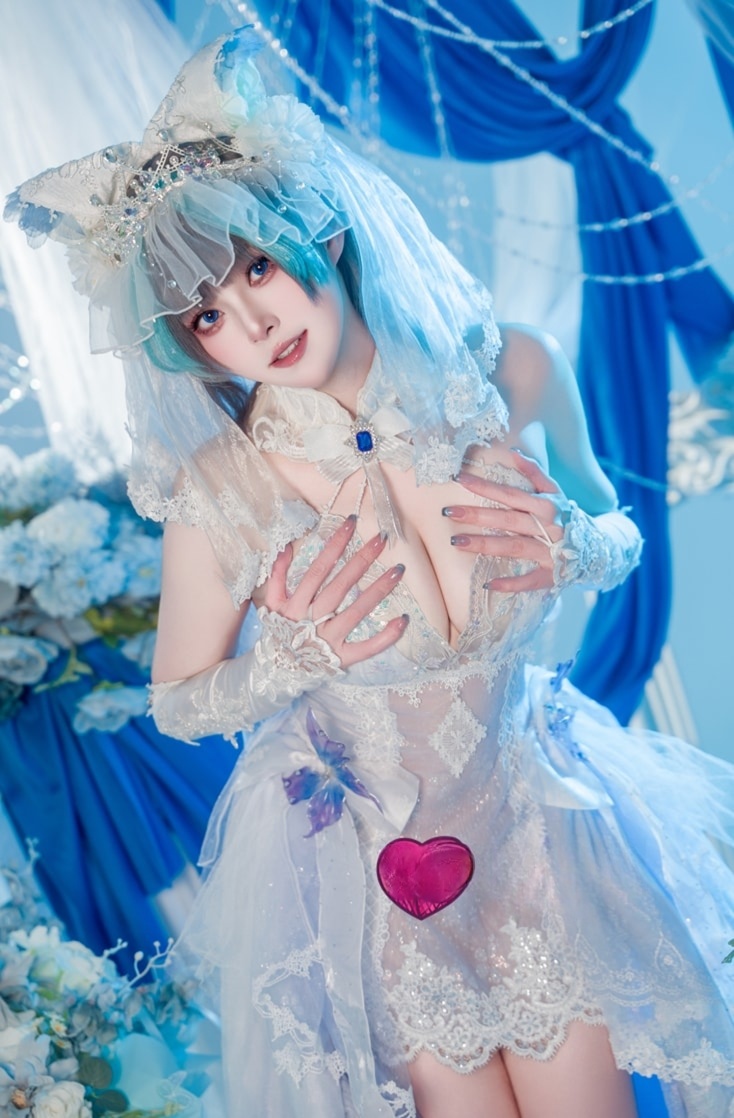 Natsuko夏夏子 –#碧蓝航线 柴郡婚纱--必看佳人! Natsuko夏夏子 –#碧蓝航线 柴郡婚纱--必看佳人!