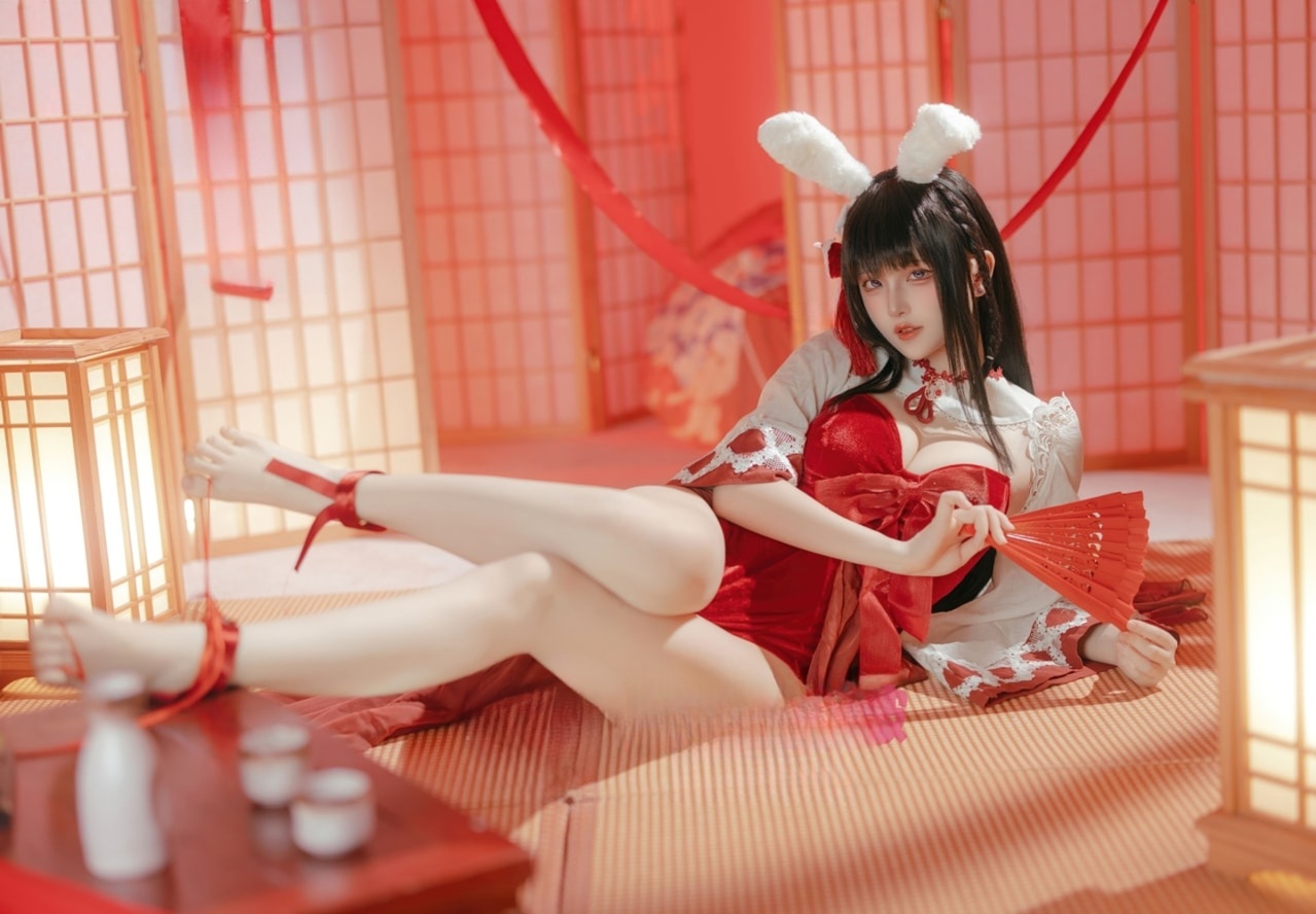 屿鱼#碧蓝航线 大山·祈愿的巫女兔--优秀作品! 屿鱼#碧蓝航线 大山·祈愿的巫女兔--优秀作品!