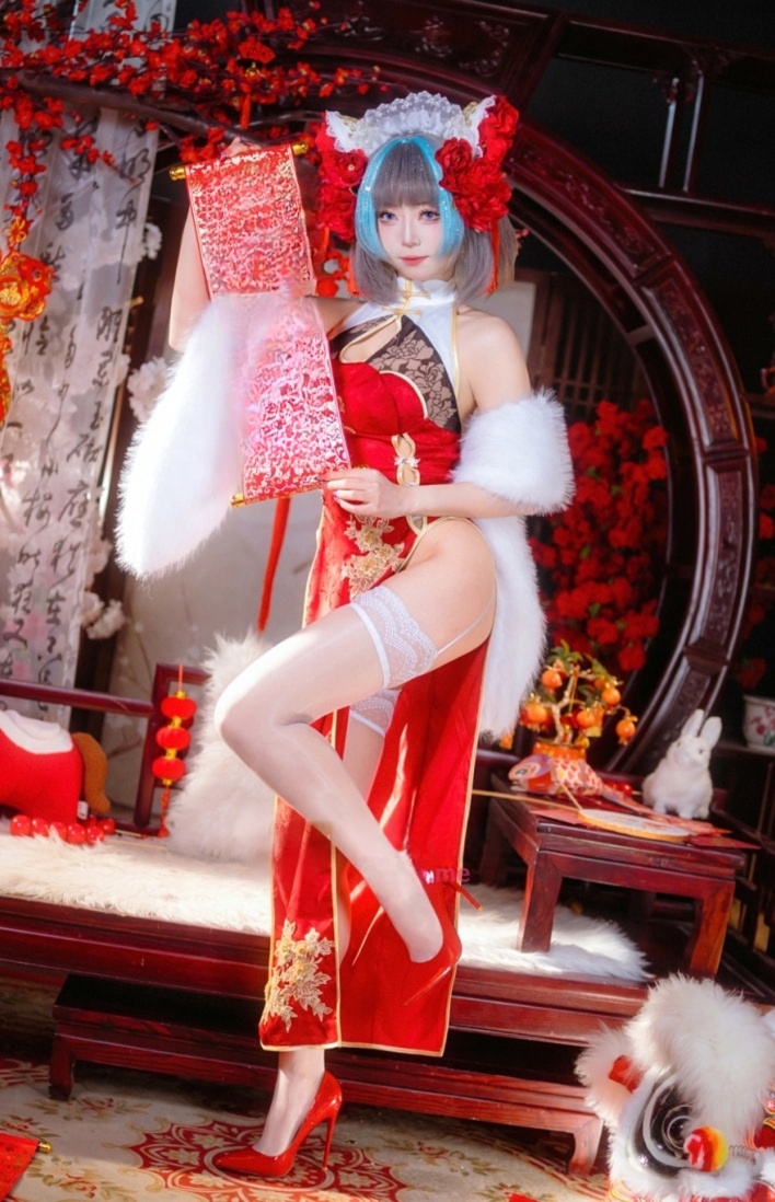 Money冷冷 – 柴郡新年旗袍--优秀作品! Money冷冷 – 柴郡新年旗袍--优秀作品!