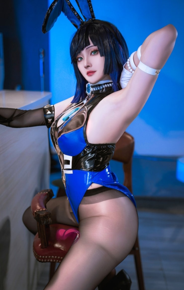 Natsuko夏夏子 –#夜兰兔女郎--优秀作品！