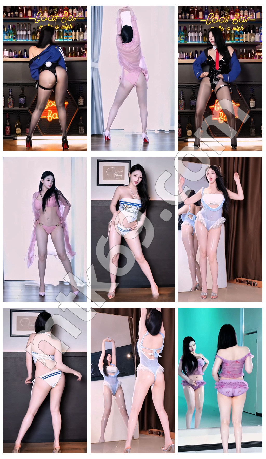 B站李喻言 网红主播大尺度丁裤骚舞定制 [5V/281MB]