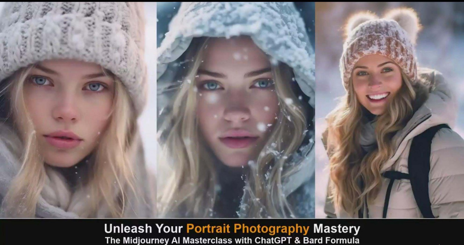 Midjourney v5 ChatGPT 和 Bard AI人工智能人像摄影大师班-15节-中英字幕3682 作者:福缘创业网 帖子ID:107179 