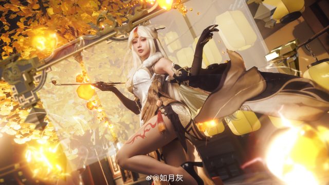 如月灰cos《原神》凝光,美丽如璃月绽放迷人魅力 如月灰cos《原神》凝光,美丽如璃月绽放迷人魅力