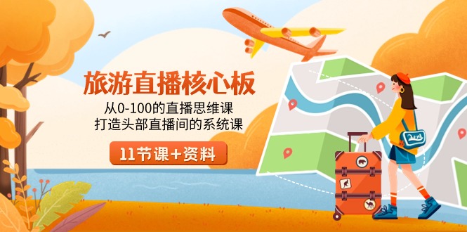 旅游直播核心板,从0-100的直播思维课,打造头部直播间的系统课3494 作者:福缘创业网 帖子ID:106545 旅游直播核心板,从0-100的直播思维课,打造头部直播间的系统课3494 作者:福缘创业网 帖子ID:106545