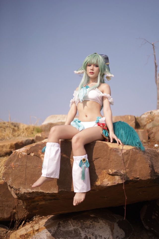Coser Eve_Gafi化身“崩坏:星穹铁道”霍霍,性感且超级可爱 Coser Eve_Gafi化身“崩坏:星穹铁道”霍霍,性感且超级可爱