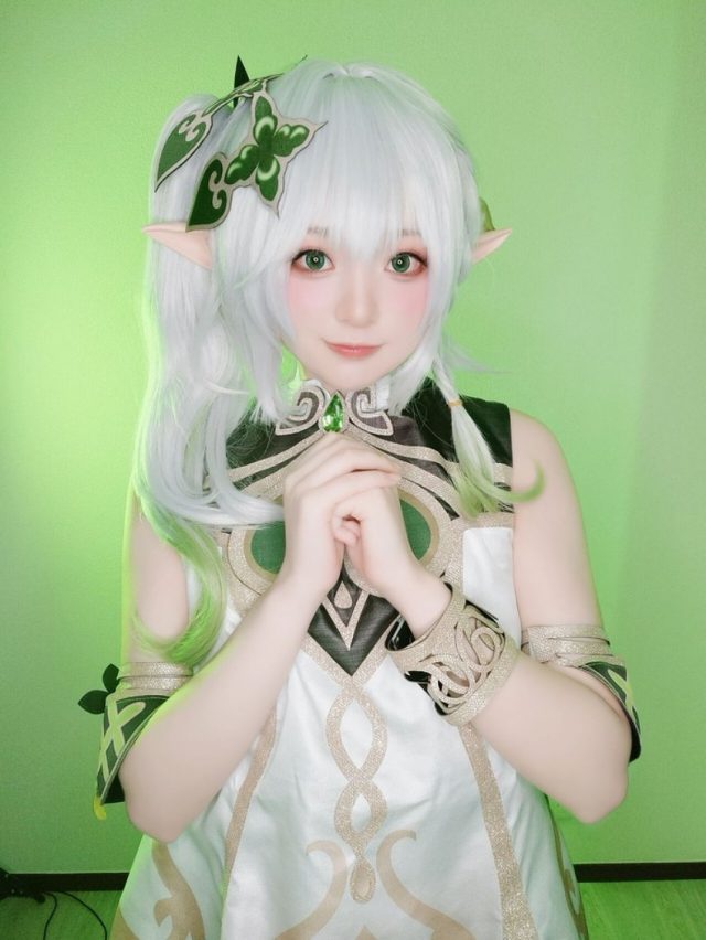 Yuki亭cos《原神》纳西妲,演绎一场华丽的小吉祥草王之舞 Yuki亭cos《原神》纳西妲,演绎一场华丽的小吉祥草王之舞