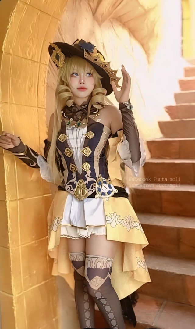 原神COSPALY:泰国coser FuutaMoli让娜维娅在现实中绽放 原神COSPALY:泰国coser FuutaMoli让娜维娅在现实中绽放