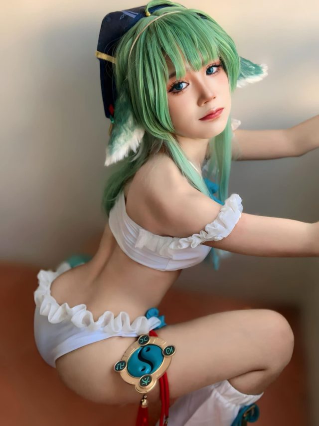 Coser Eve_Gafi化身“崩坏:星穹铁道”霍霍,性感且超级可爱 Coser Eve_Gafi化身“崩坏:星穹铁道”霍霍,性感且超级可爱