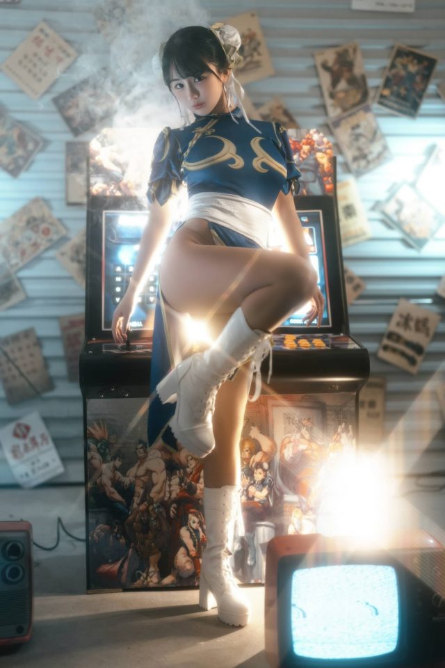 从青衣到战袍:coser宁宁子同学化身街头霸王的春丽 从青衣到战袍:coser宁宁子同学化身街头霸王的春丽