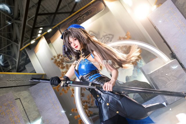 Shika小鹿鹿cos《鸣潮》秧秧，美丽酷帅席卷Comic Market 102