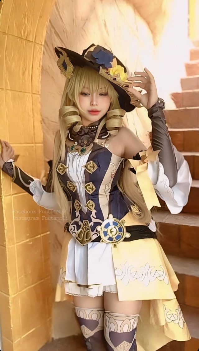 原神COSPALY:泰国coser FuutaMoli让娜维娅在现实中绽放 原神COSPALY:泰国coser FuutaMoli让娜维娅在现实中绽放