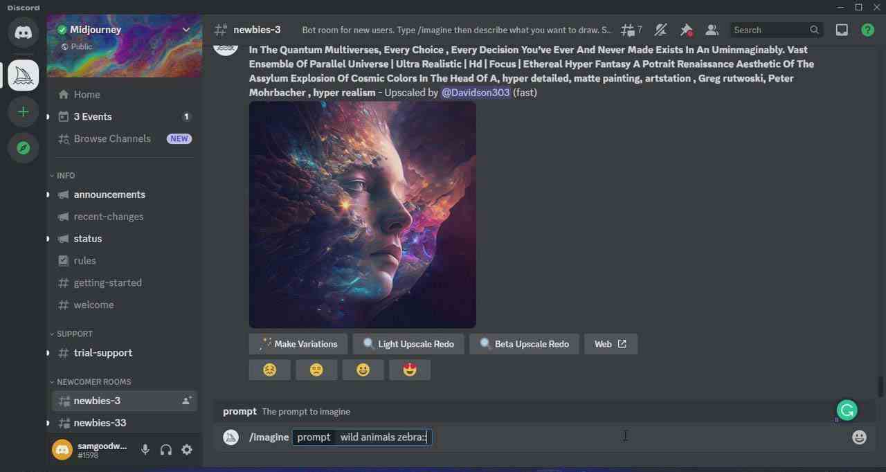 Midjourney AI人工智能艺术图片从入门到高级创作教程-33节课-中英字幕8919 作者:福缘创业网 帖子ID:106517 
