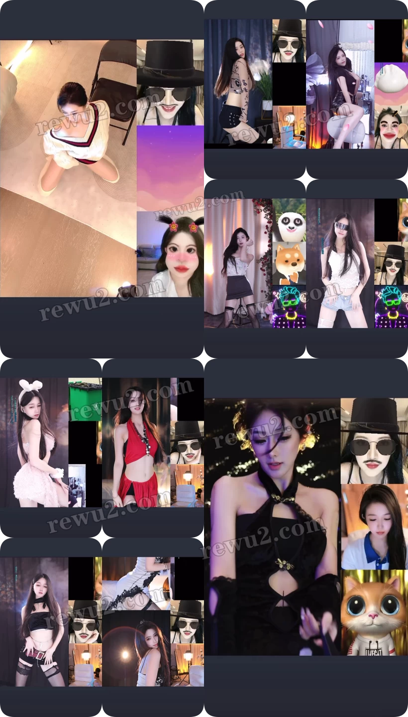 【抖音主播】 百变小艾 小瑶瑶 9277 星 郑多米 宋嘉佳 舒涵 杂货铺 跳舞录屏无水印 (15v/1.98g)-7zwu跳舞视频下载