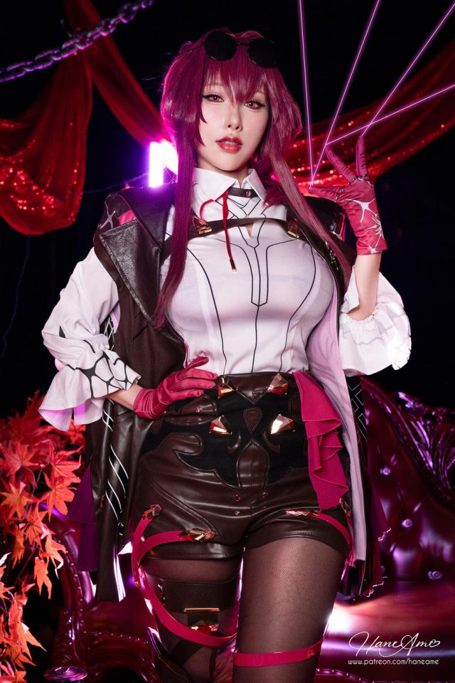 雨波_HaneAme COS《崩坏:星穹铁道》卡芙卡,美得令人窒息! 雨波_HaneAme COS《崩坏:星穹铁道》卡芙卡,美得令人窒息!