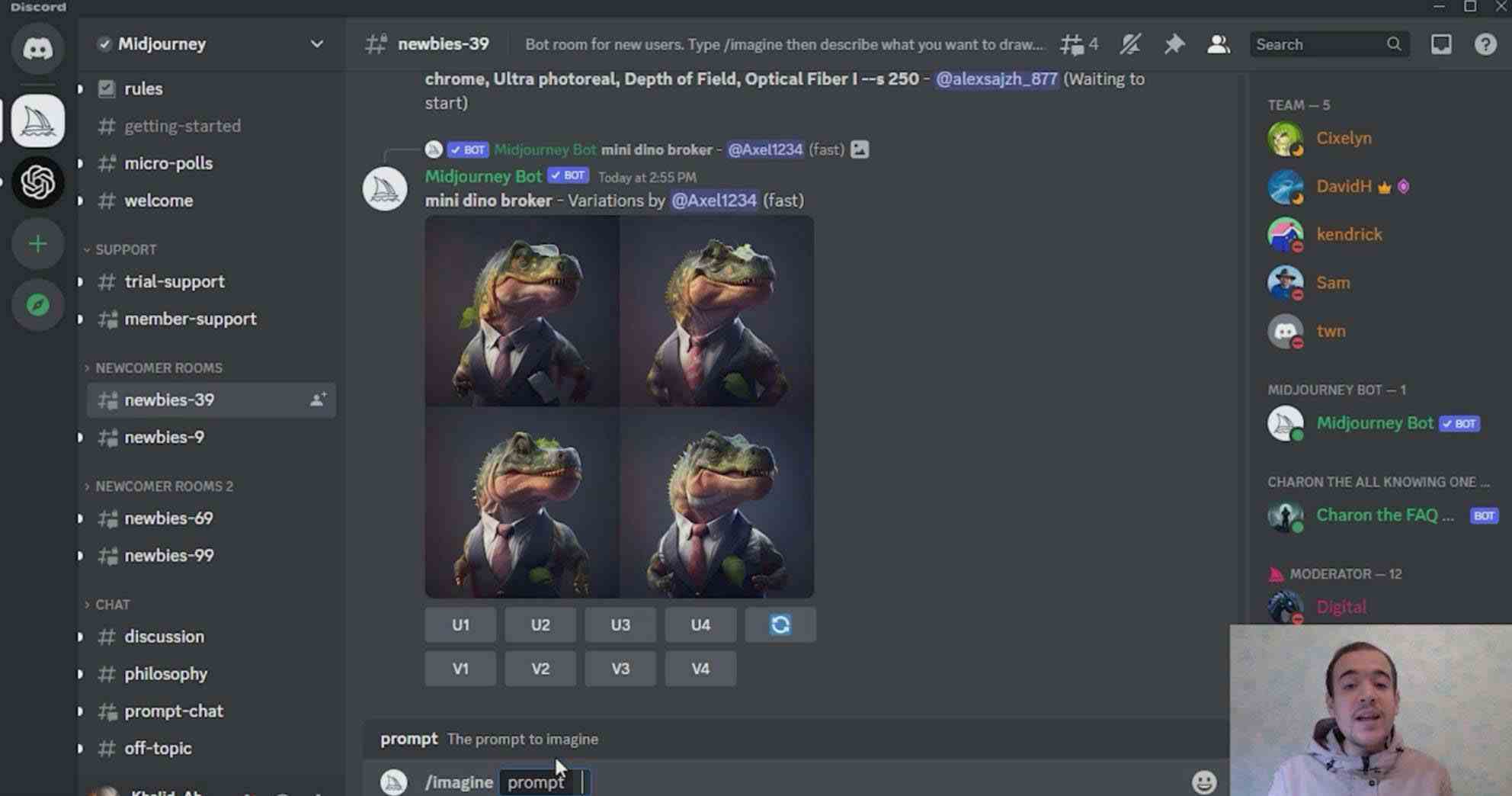 Midjourney精通教程-使用Midjourney AI创建美丽艺术图像-36节课-中英字幕6638 作者:福缘创业网 帖子ID:106420 