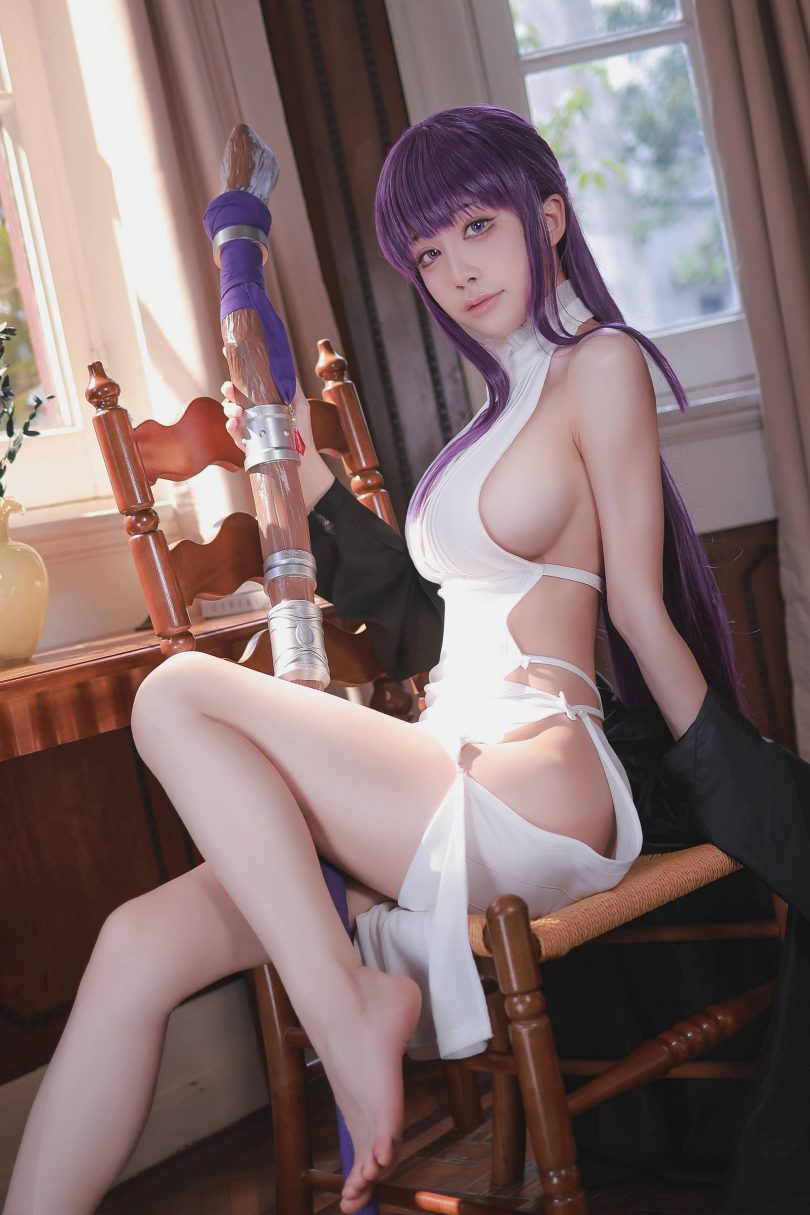 葬送的芙莉莲COSPLAY:水淼aqua完美演绎菲伦的性感魅力 葬送的芙莉莲COSPLAY:水淼aqua完美演绎菲伦的性感魅力