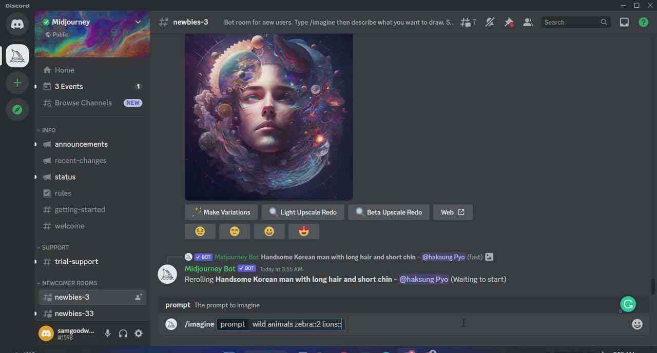 Midjourney AI人工智能艺术图片从入门到高级创作教程-34节课-中英字幕3198 作者:福缘创业网 帖子ID:107758 