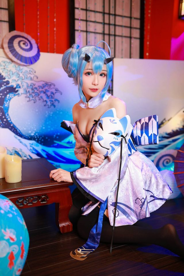 Tomoyo酱《碧蓝航线》柏COS:穿越时空的幻梦樱花之舞 Tomoyo酱《碧蓝航线》柏COS:穿越时空的幻梦樱花之舞