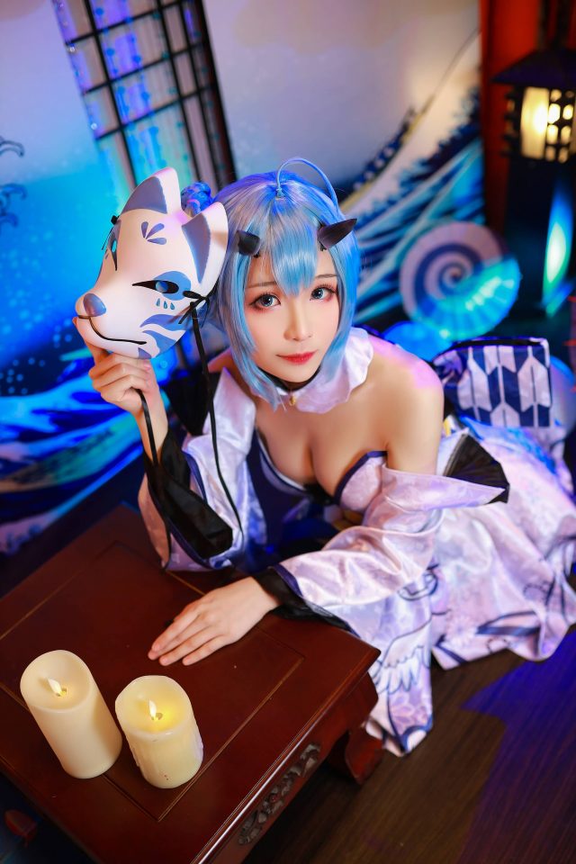 Tomoyo酱《碧蓝航线》柏COS:穿越时空的幻梦樱花之舞 Tomoyo酱《碧蓝航线》柏COS:穿越时空的幻梦樱花之舞