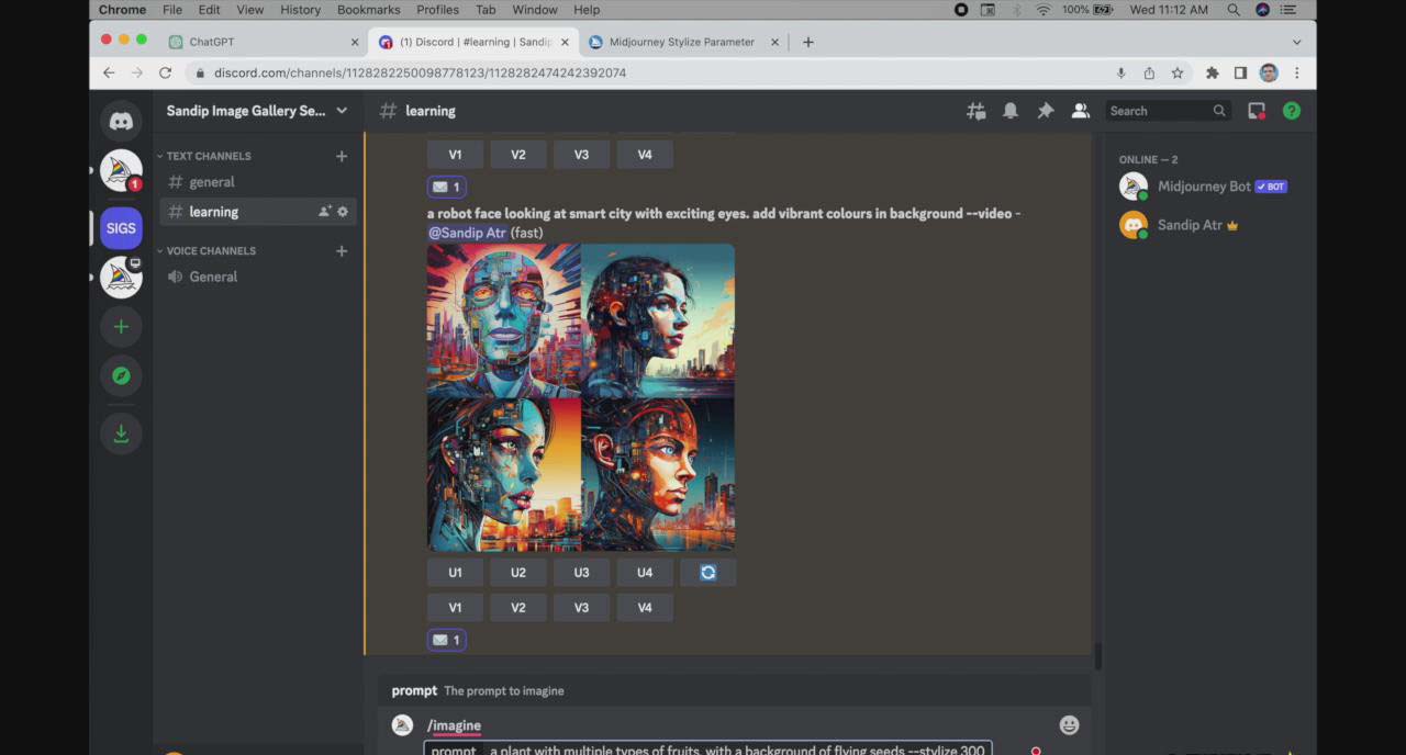 ChatGPT4 和 MidJourney AI 绘画聊天革命性指南教程-33节视频课-中英字幕5257 作者:福缘创业网 帖子ID:106177 