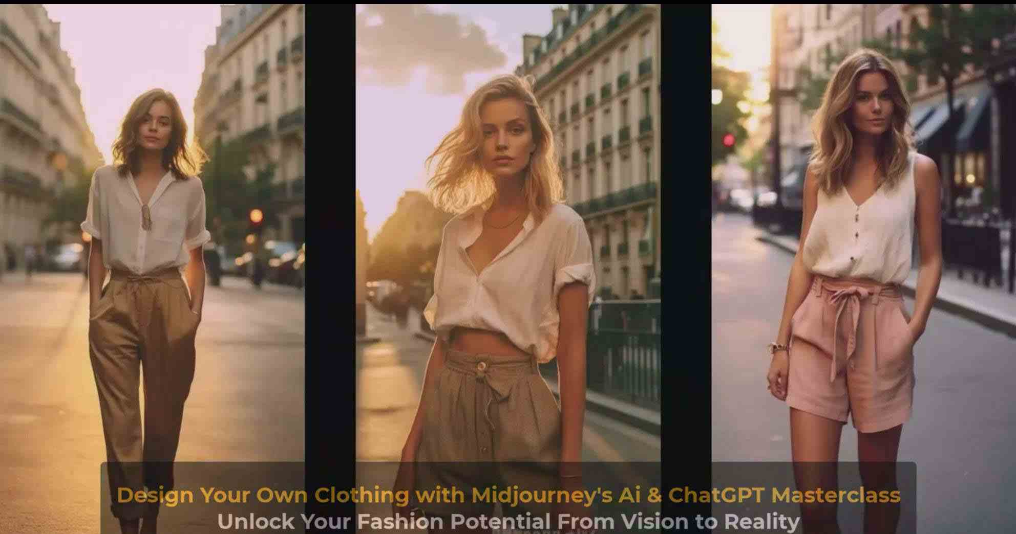 利用 Midjourneys Ai 人工智能设计自己的服装AI大师班-10节课-中英字幕7776 作者:福缘创业网 帖子ID:106473 