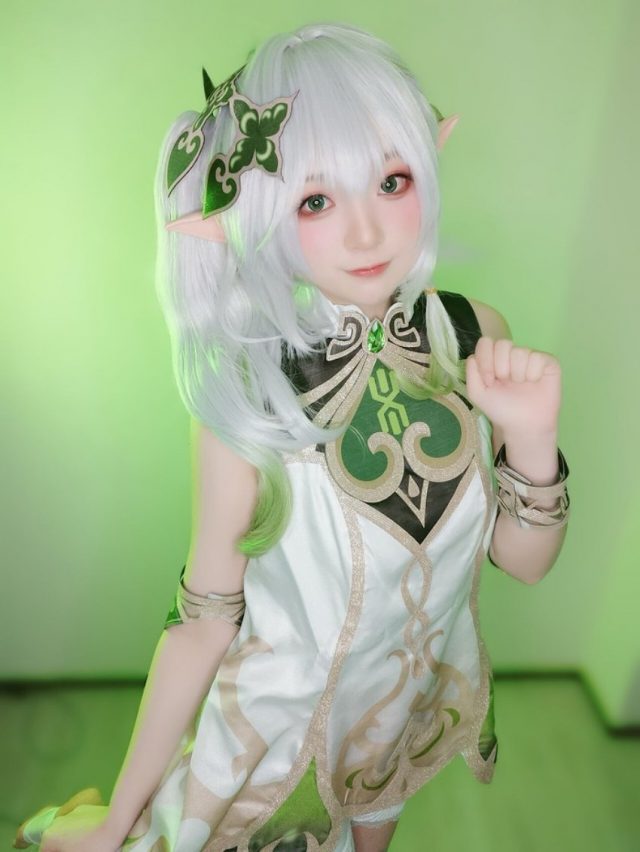 Yuki亭cos《原神》纳西妲,演绎一场华丽的小吉祥草王之舞 Yuki亭cos《原神》纳西妲,演绎一场华丽的小吉祥草王之舞