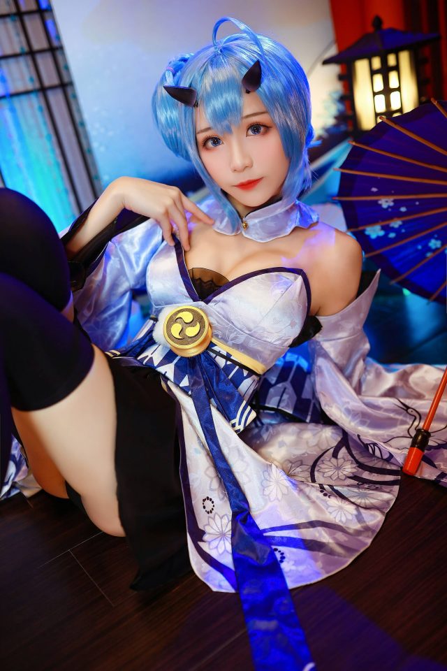 Tomoyo酱《碧蓝航线》柏COS:穿越时空的幻梦樱花之舞 Tomoyo酱《碧蓝航线》柏COS:穿越时空的幻梦樱花之舞