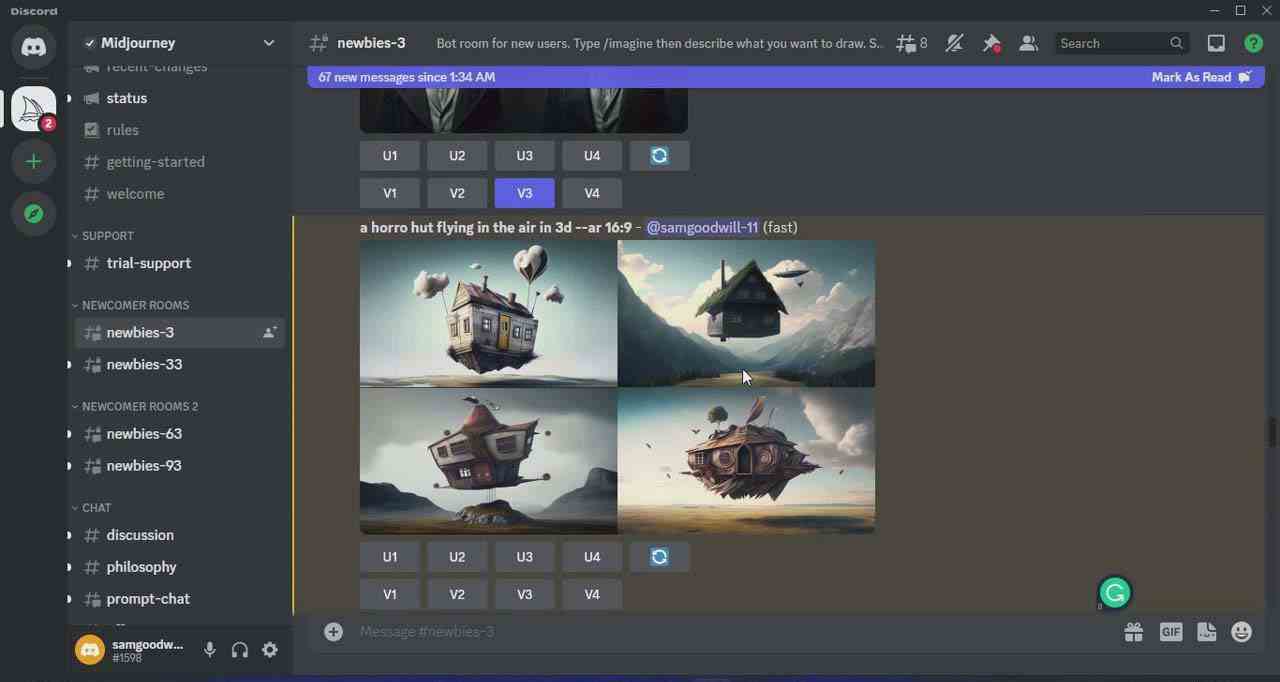 Midjourney AI:从零基础到高级版的大师班教程-34节课-中英字幕6633 作者:福缘创业网 帖子ID:106744 Midjourney AI:从零基础到高级版的大师班教程-34节课-中英字幕6633 作者:福缘创业网 帖子ID:106744