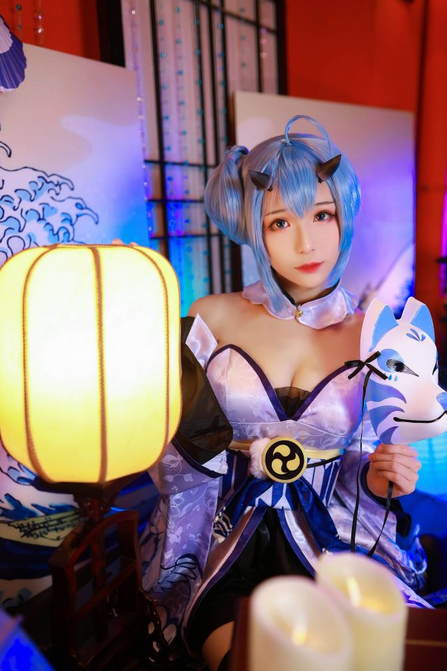 Tomoyo酱《碧蓝航线》柏COS:穿越时空的幻梦樱花之舞 Tomoyo酱《碧蓝航线》柏COS:穿越时空的幻梦樱花之舞