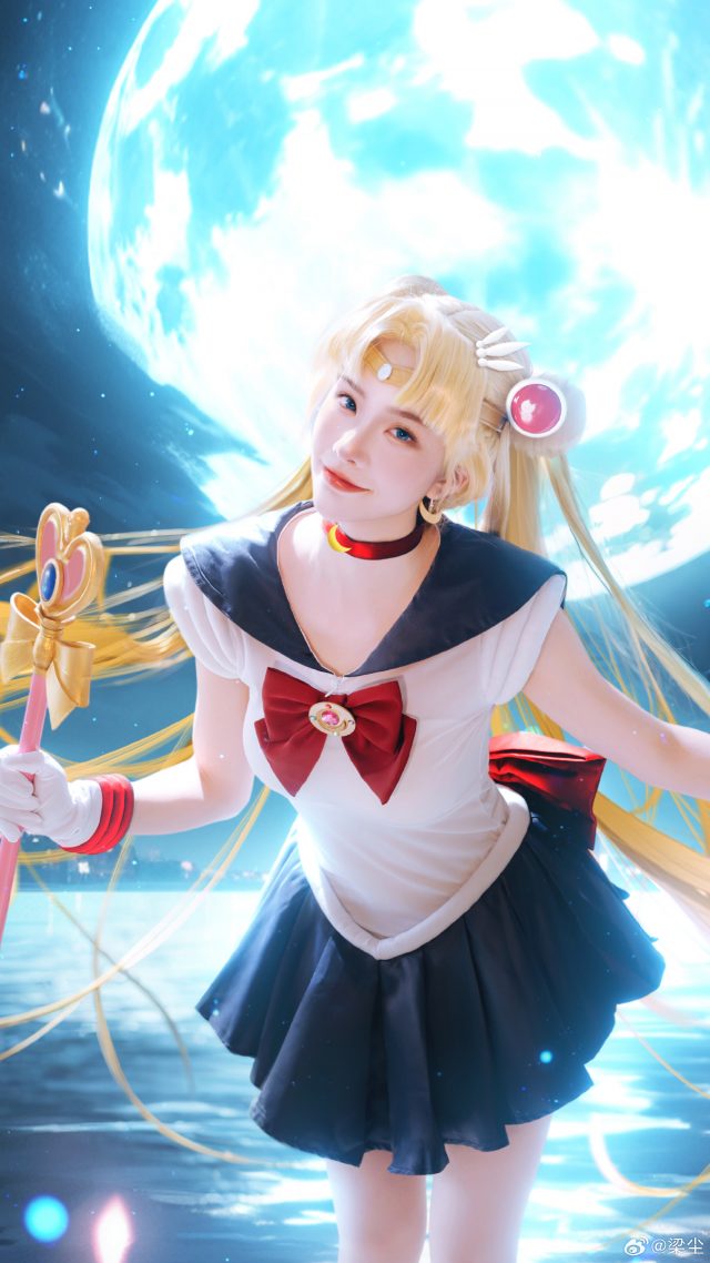 梁尘cos《美少女战士》月野兔,再现神级现实版月亮女神 梁尘cos《美少女战士》月野兔,再现神级现实版月亮女神