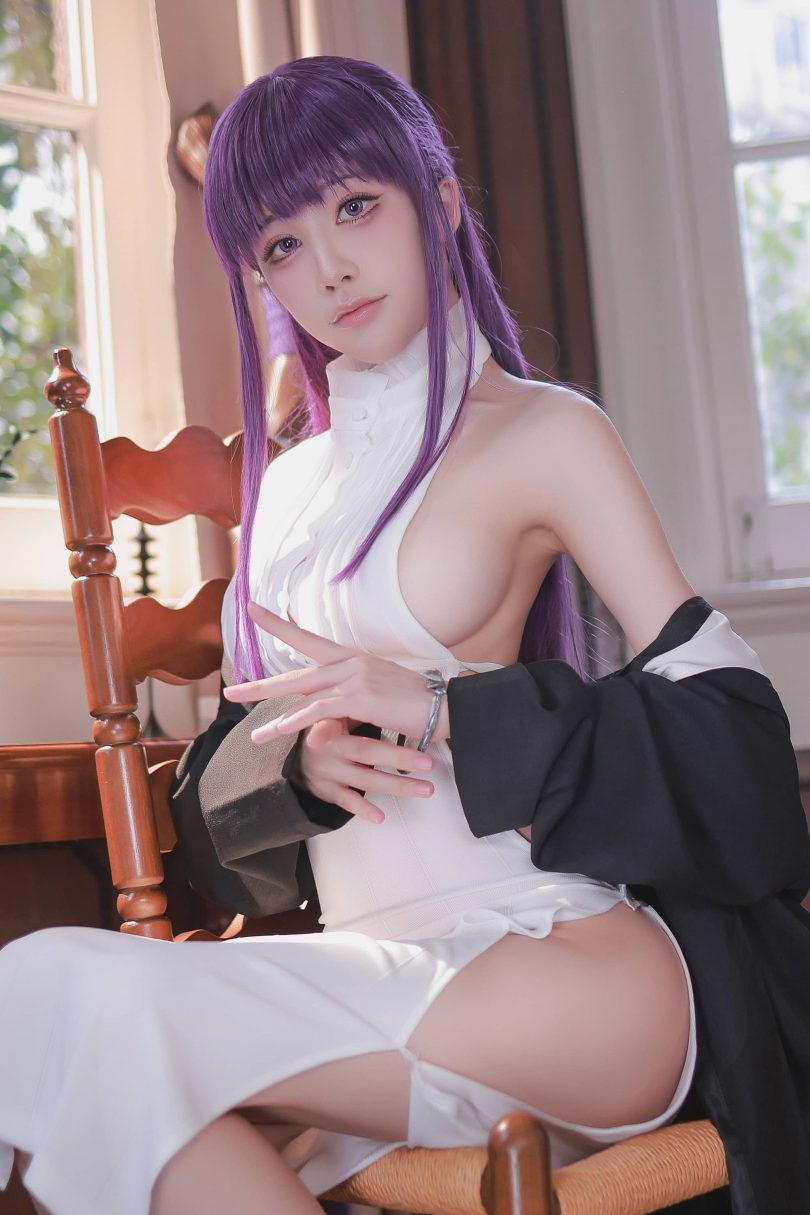 葬送的芙莉莲COSPLAY:水淼aqua完美演绎菲伦的性感魅力 葬送的芙莉莲COSPLAY:水淼aqua完美演绎菲伦的性感魅力